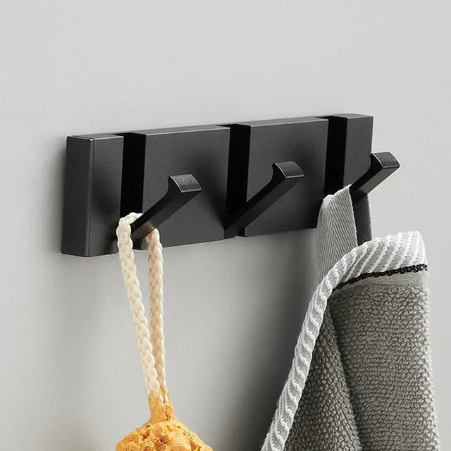 Foldable Stainless Steel Wall Hook – Minimalist Space-Saving Storage