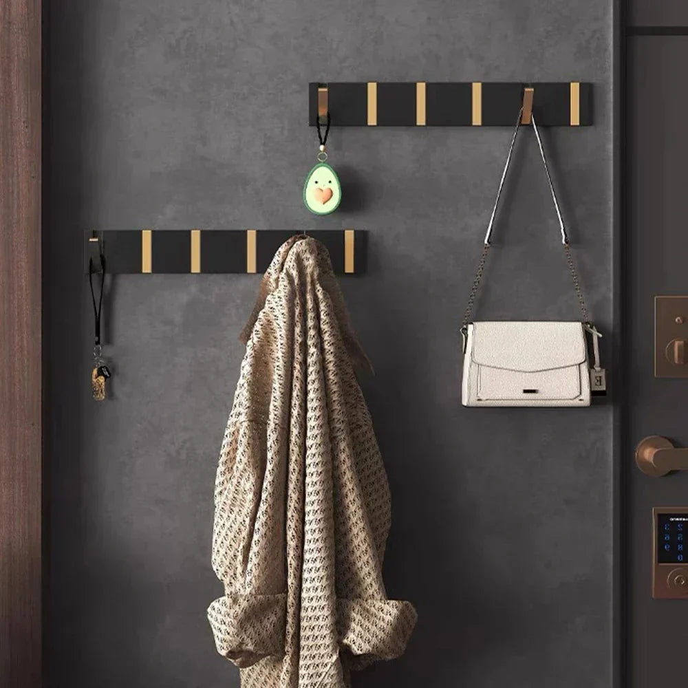 Foldable Stainless Steel Wall Hook – Minimalist Space-Saving Storage