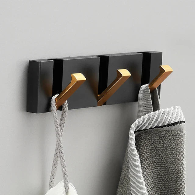 Foldable Stainless Steel Wall Hook – Minimalist Space-Saving Storage