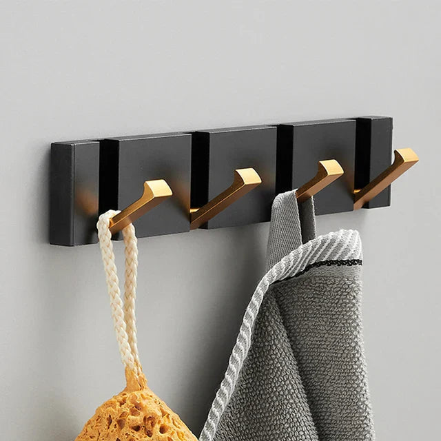 Foldable Stainless Steel Wall Hook – Minimalist Space-Saving Storage