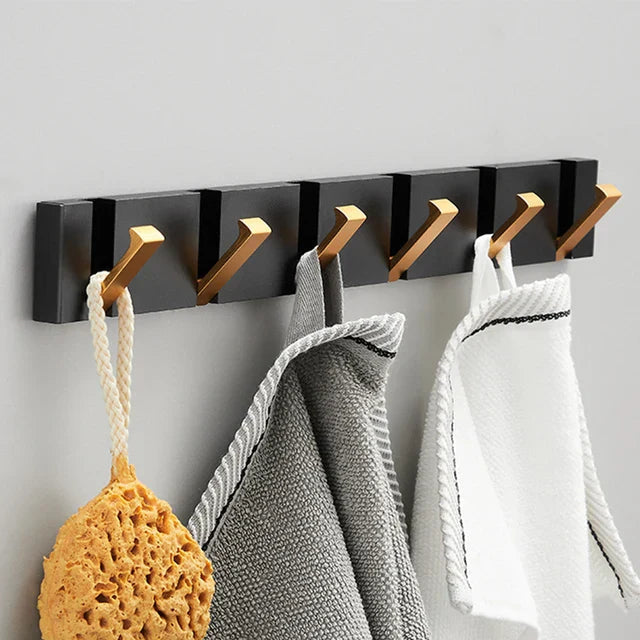 Foldable Stainless Steel Wall Hook – Minimalist Space-Saving Storage