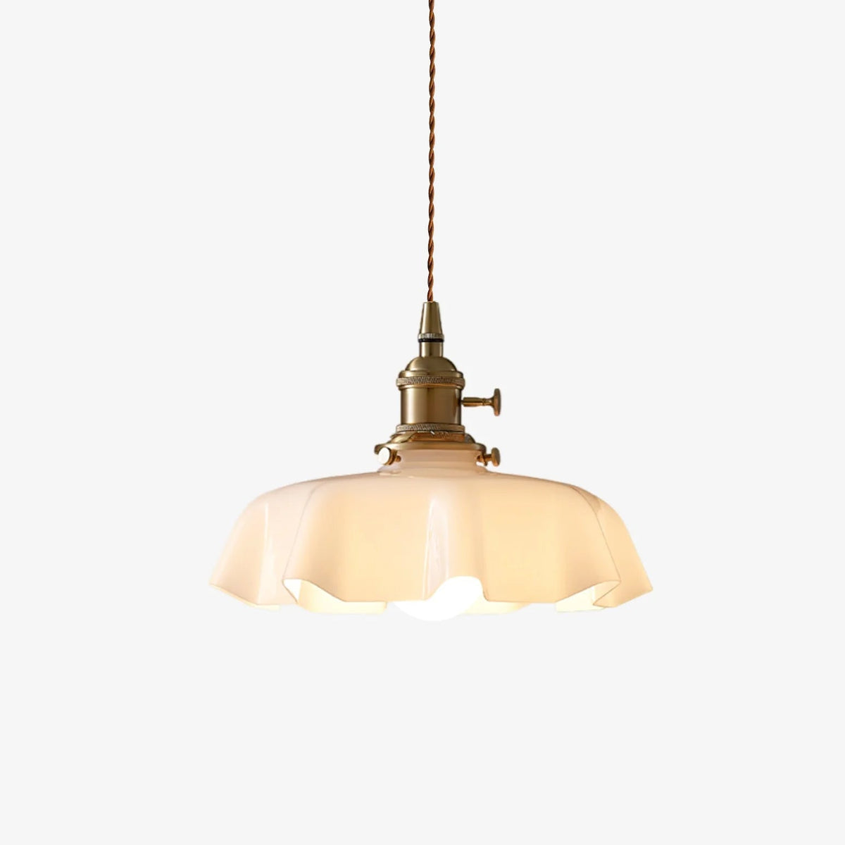French Metal Ceiling Light – Decorative Floral Design for Elegant Lighting