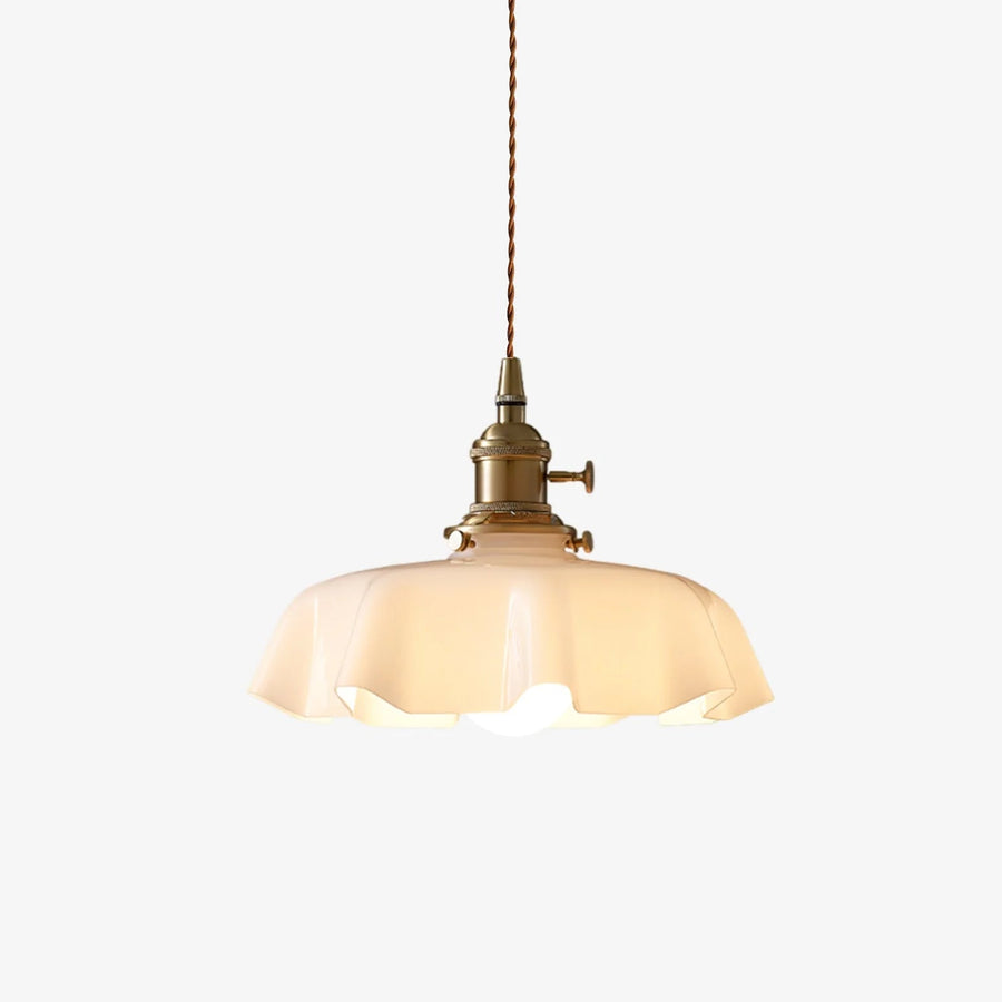 French Metal Ceiling Light – Decorative Floral Design for Elegant Lighting