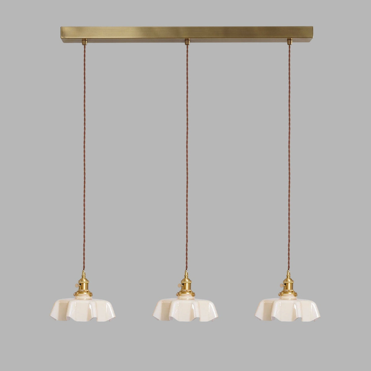 French Metal Ceiling Light – Decorative Floral Design for Elegant Lighting