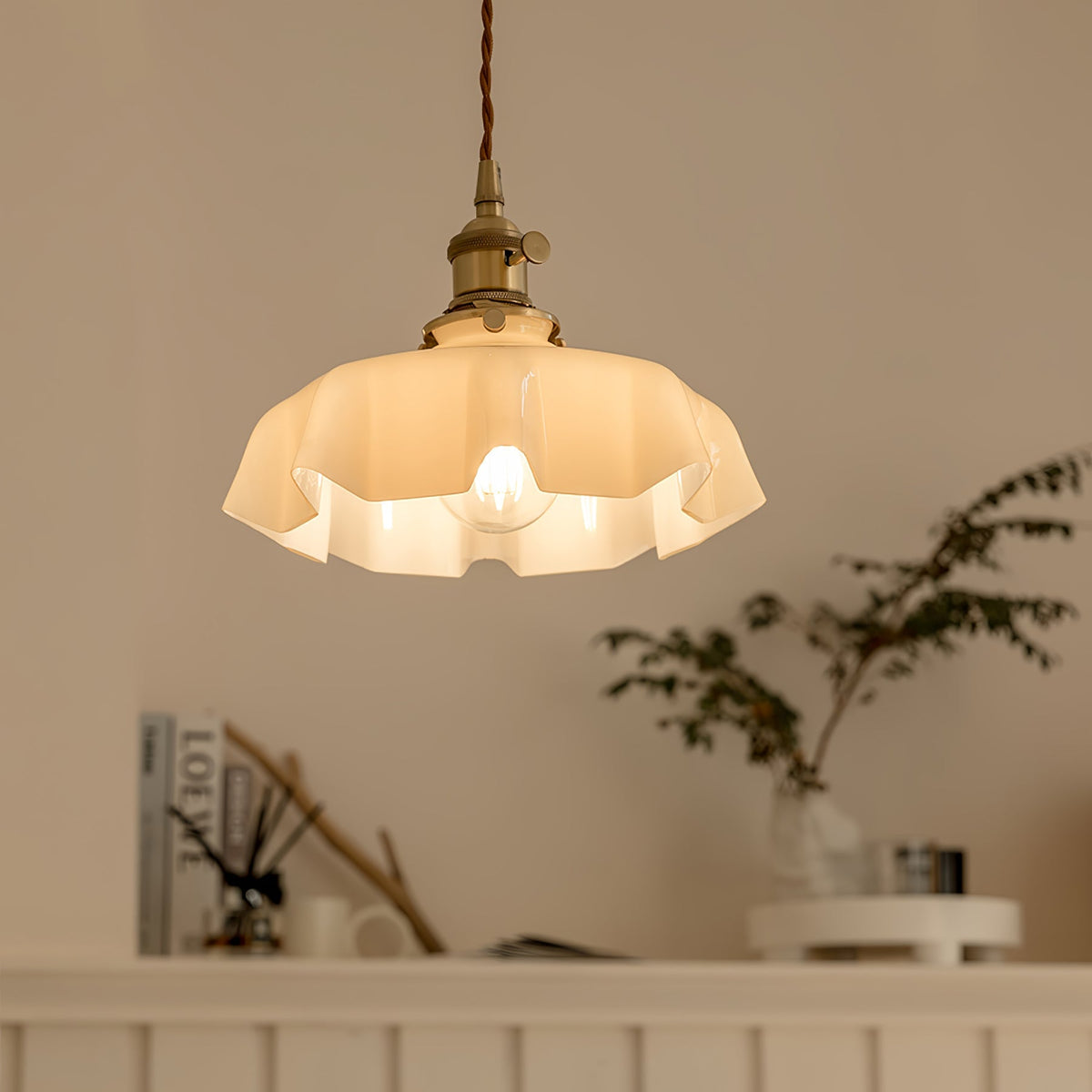 French Metal Ceiling Light – Decorative Floral Design for Elegant Lighting