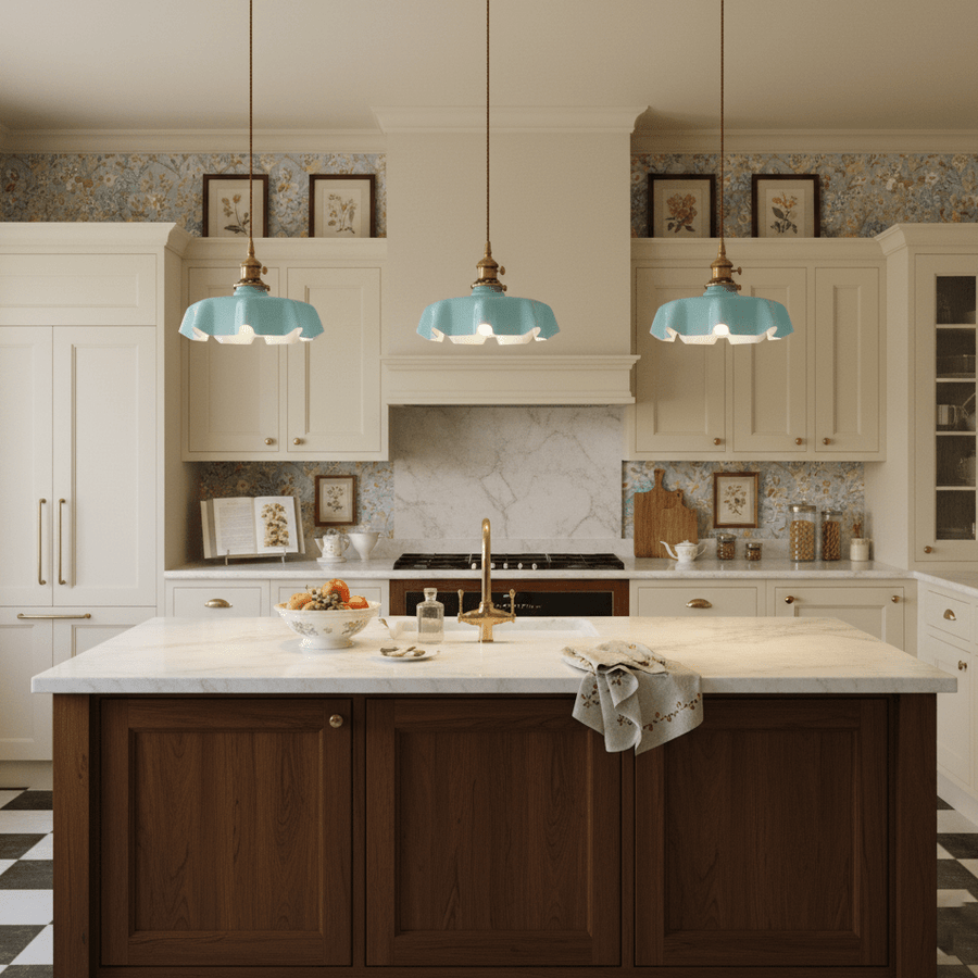 French Metal Ceiling Light – Decorative Floral Design for Elegant Lighting