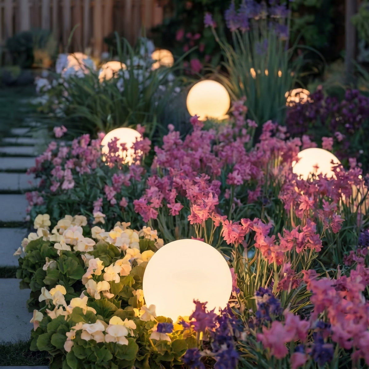 Solar Garden Orb – Wireless Outdoor Light