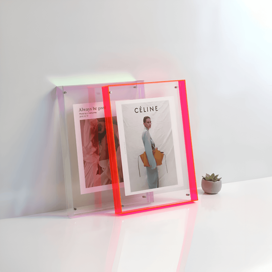 Clear Photo Frame – Modern Minimalist Design for Flexible Use