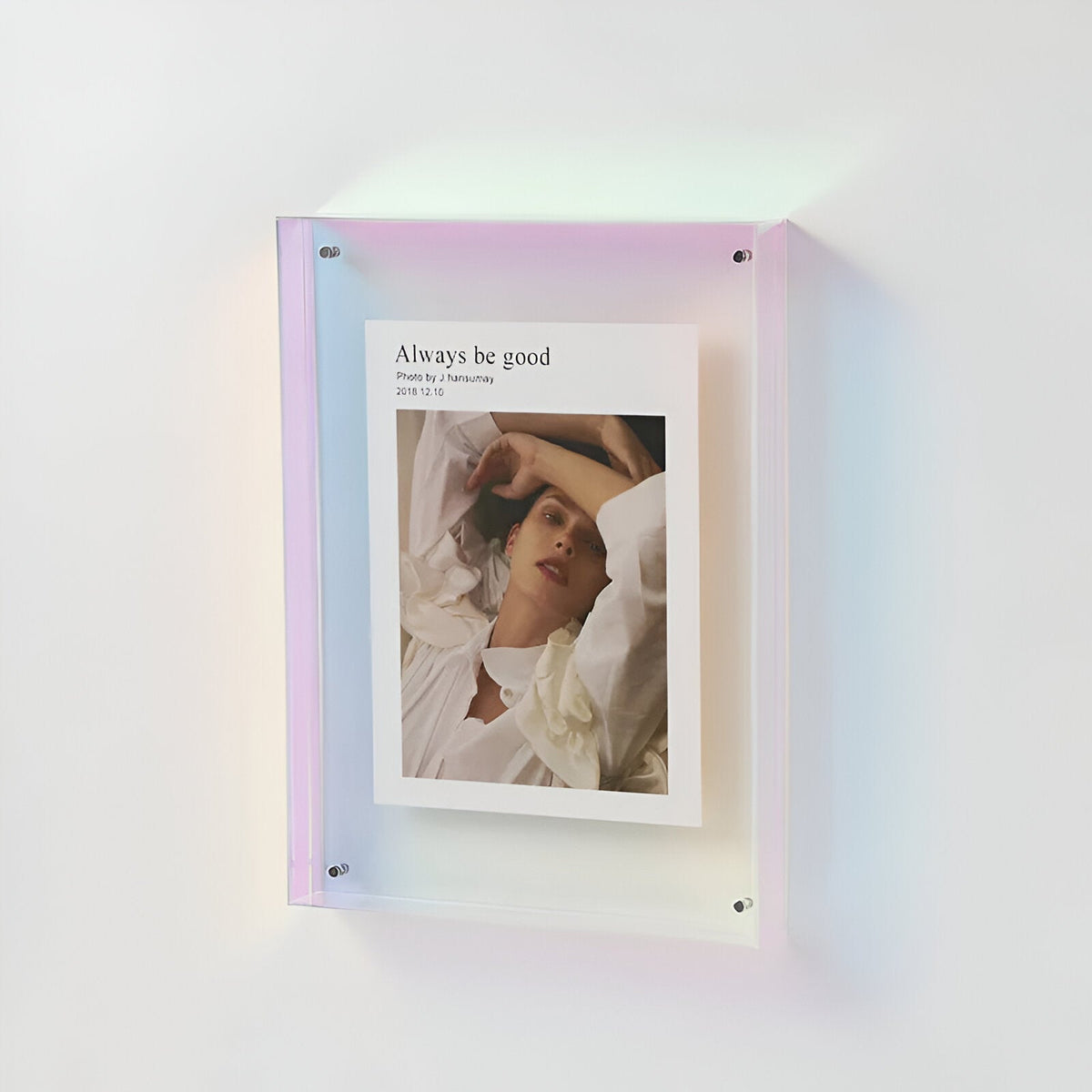 Clear Photo Frame – Modern Minimalist Design for Flexible Use