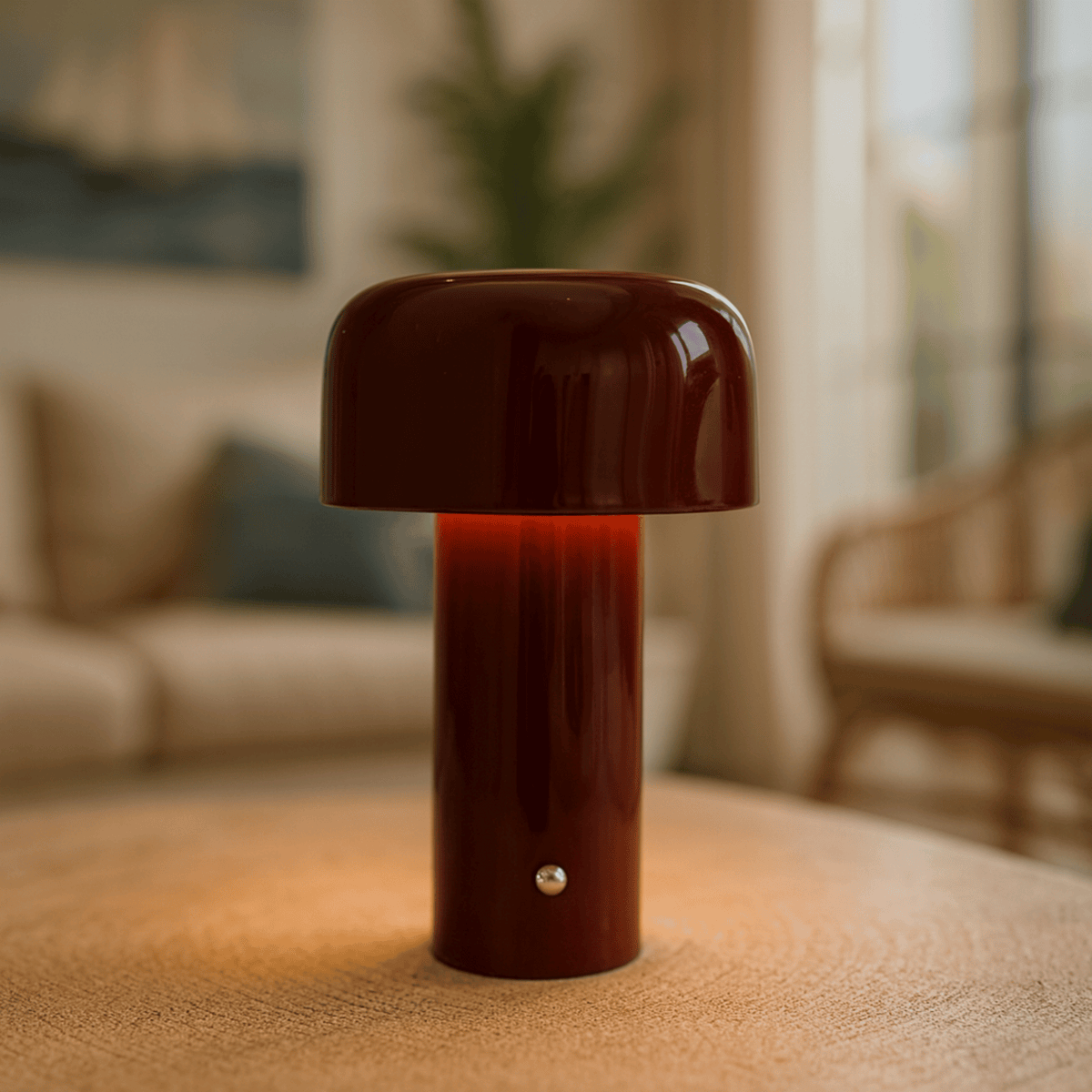Rechargeable Cordless Table Lamp – LED Light with Touch Dimming