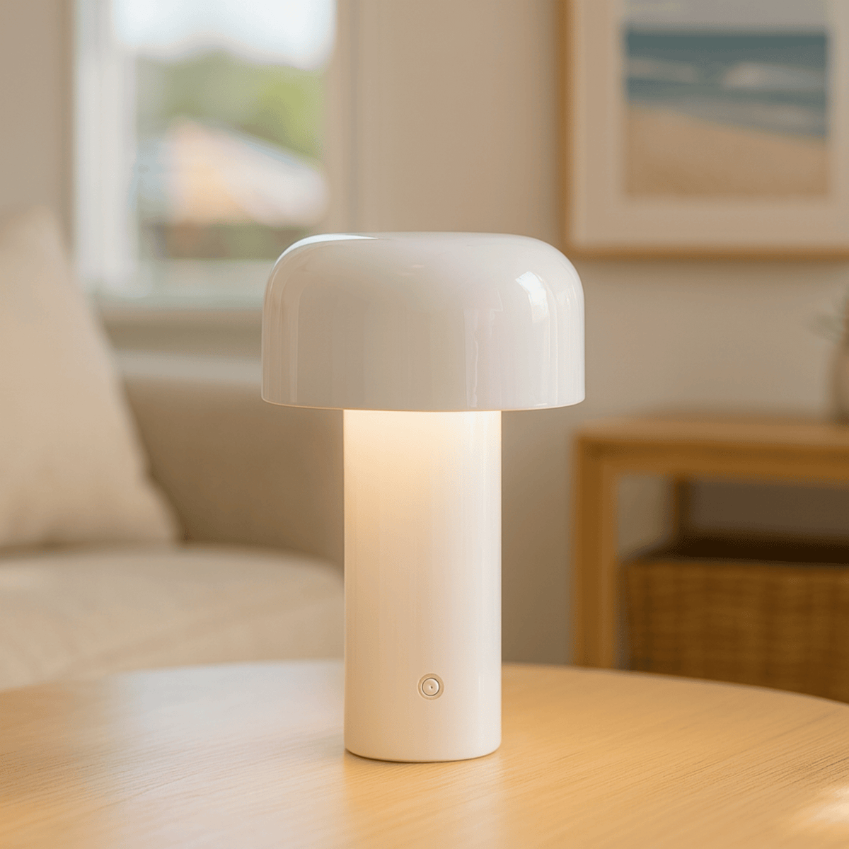 Rechargeable Cordless Table Lamp – LED Light with Touch Dimming