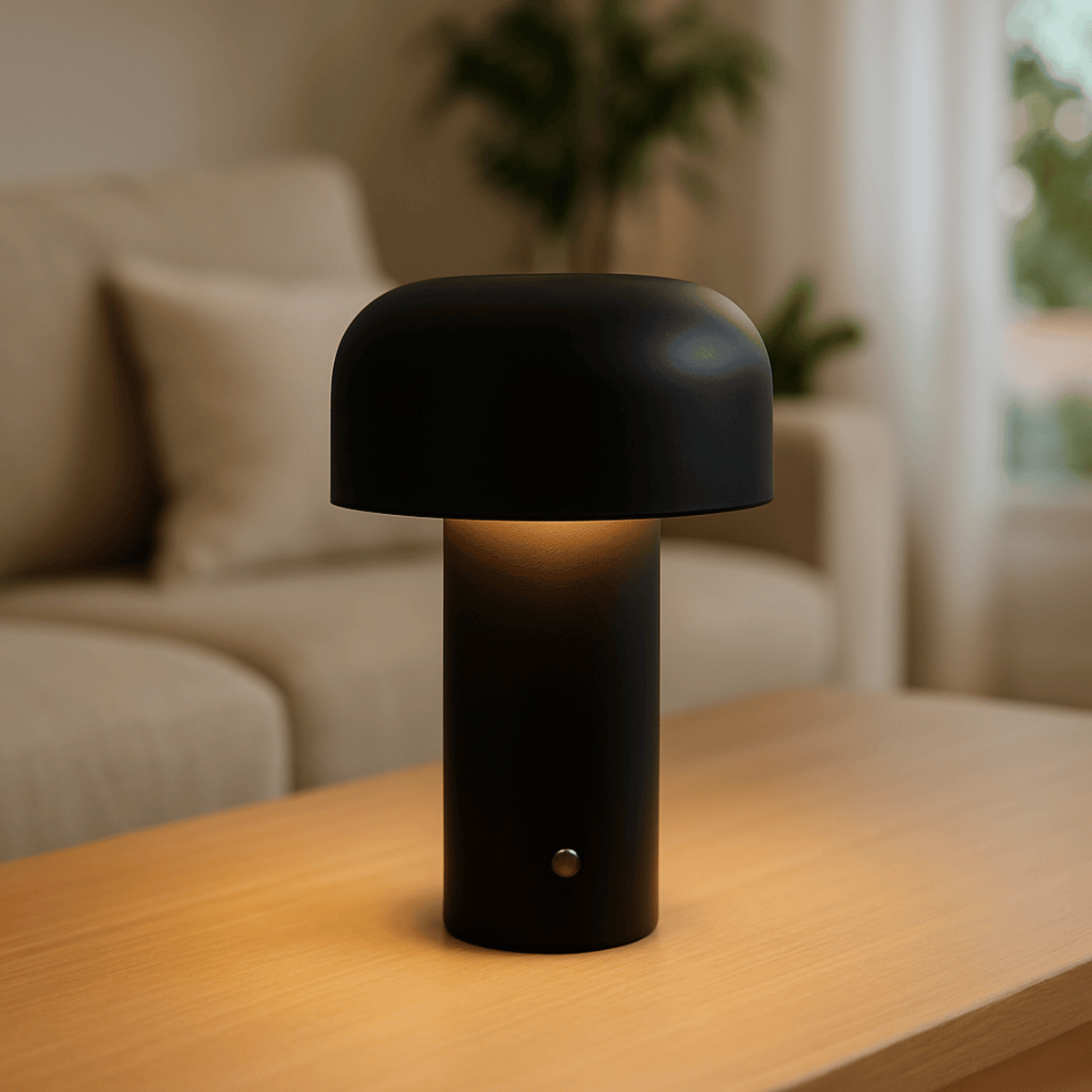 Rechargeable Cordless Table Lamp – LED Light with Touch Dimming