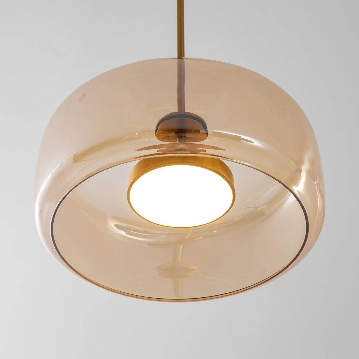 Glass Dining Pendant Light – Elegant Tinted Glass Design