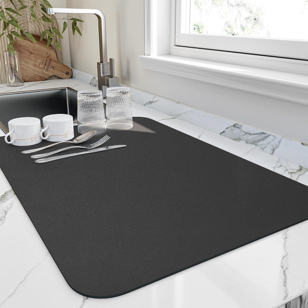 Quick-Drying Kitchen Dish Mat – Highly Absorbent and Space-Saving