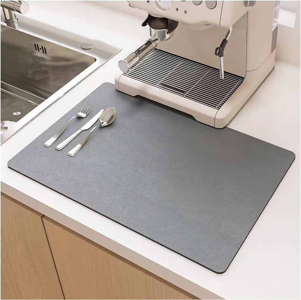 Quick-Drying Kitchen Dish Mat – Highly Absorbent and Space-Saving