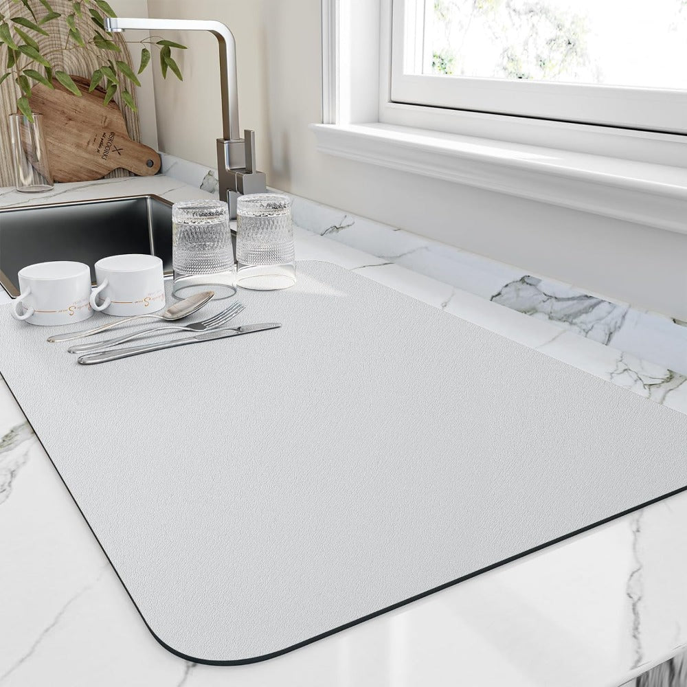 Quick-Drying Kitchen Dish Mat – Highly Absorbent and Space-Saving