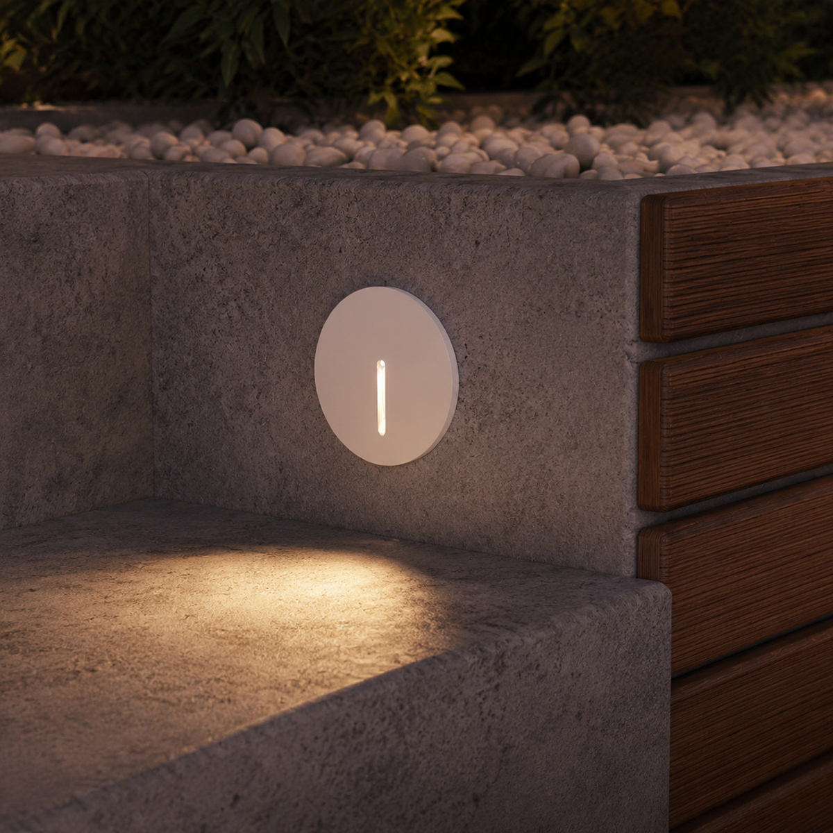 Aluminum Recessed Spotlight – Wall Light for Stairs, Paths and Patios