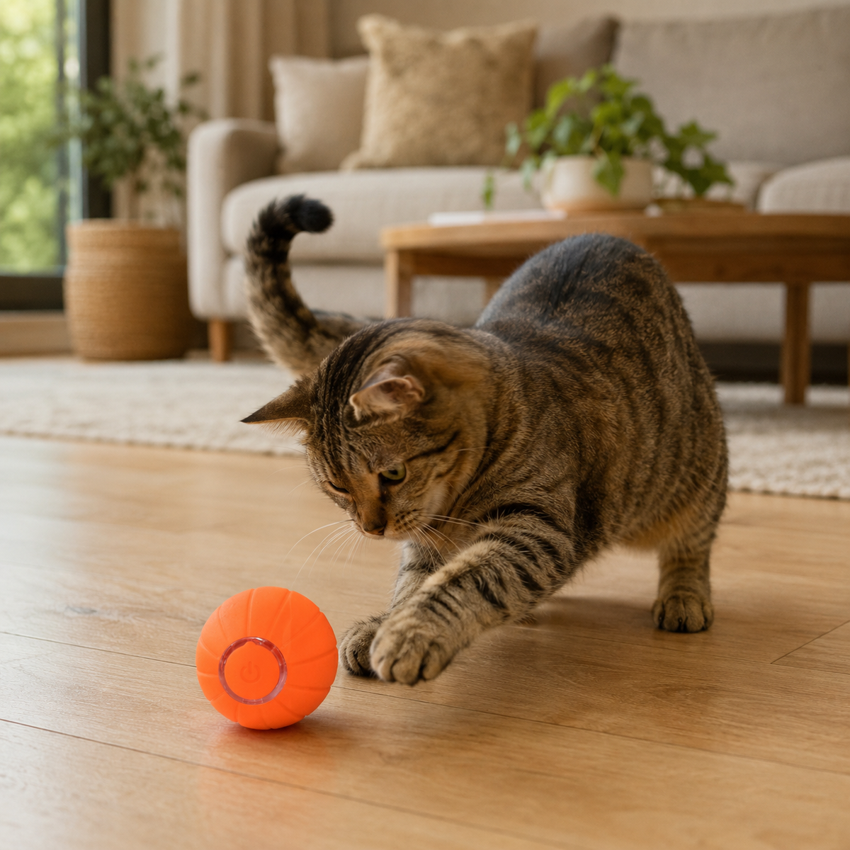 Interactive Cat Toy Ball – Stimulates Natural Instincts