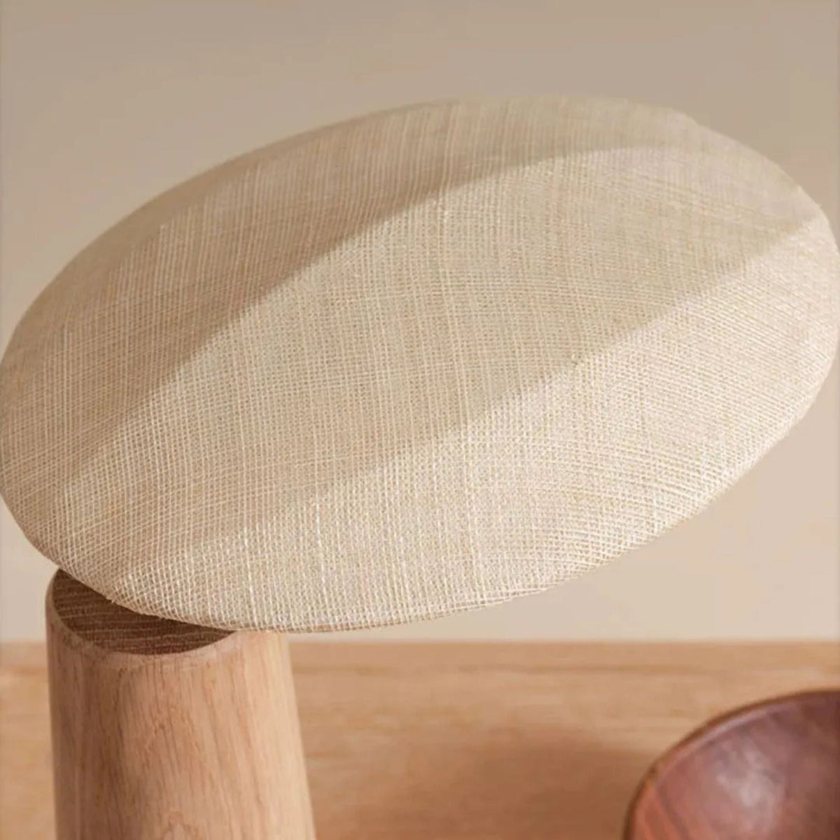 Japandi Solid Wood Table Lamp – Floating Shade with Organic Silhouette