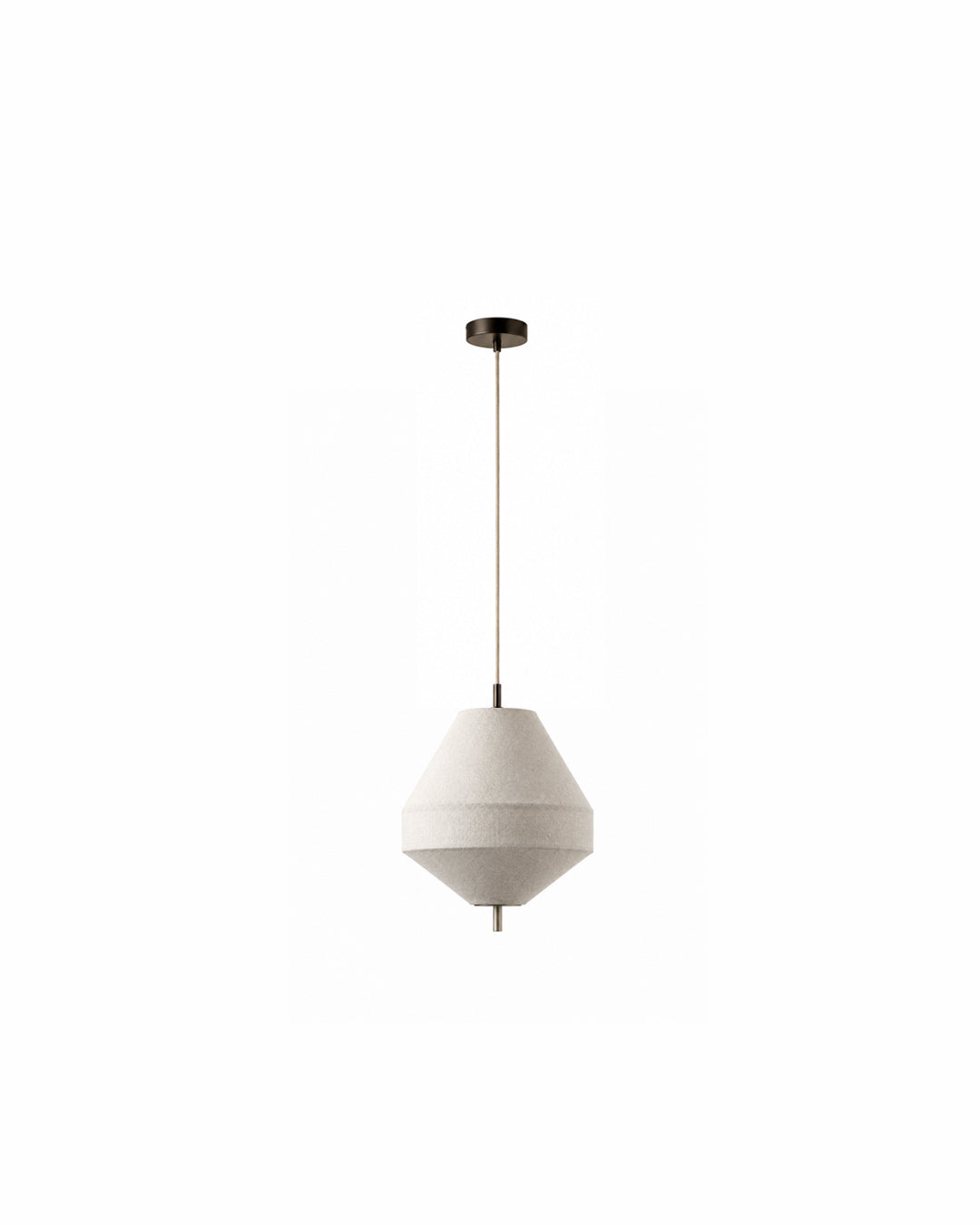 Japandi Linen Ceiling Light – Organic Design