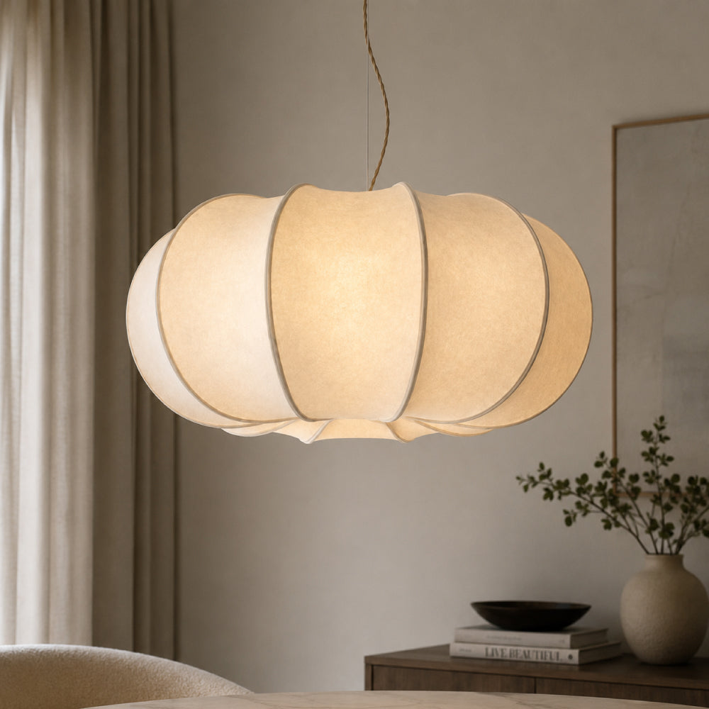 Japandi Pendant Light – Organic Wabi-Sabi Design