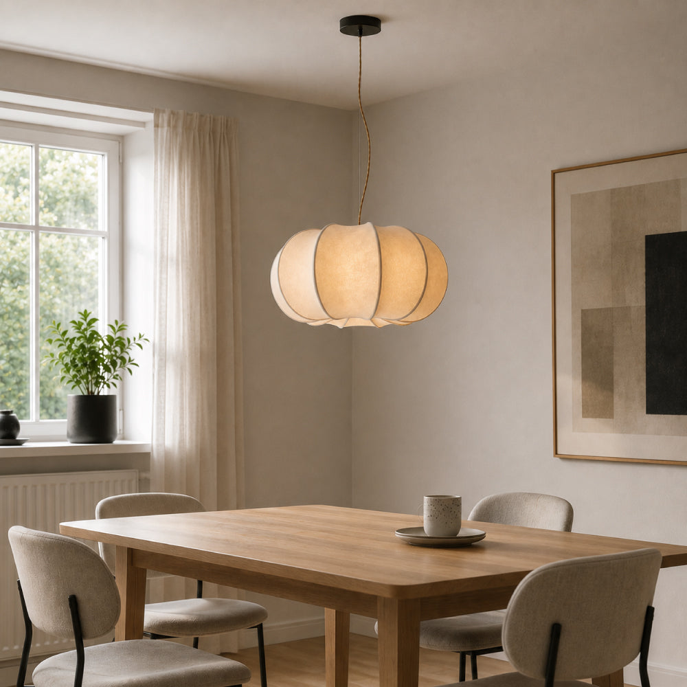 Japandi Pendant Light – Organic Wabi-Sabi Design