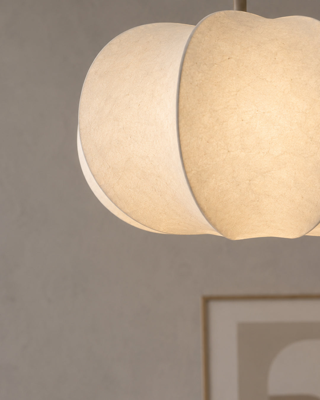 Japandi Pendant Light – Organic Wabi-Sabi Design