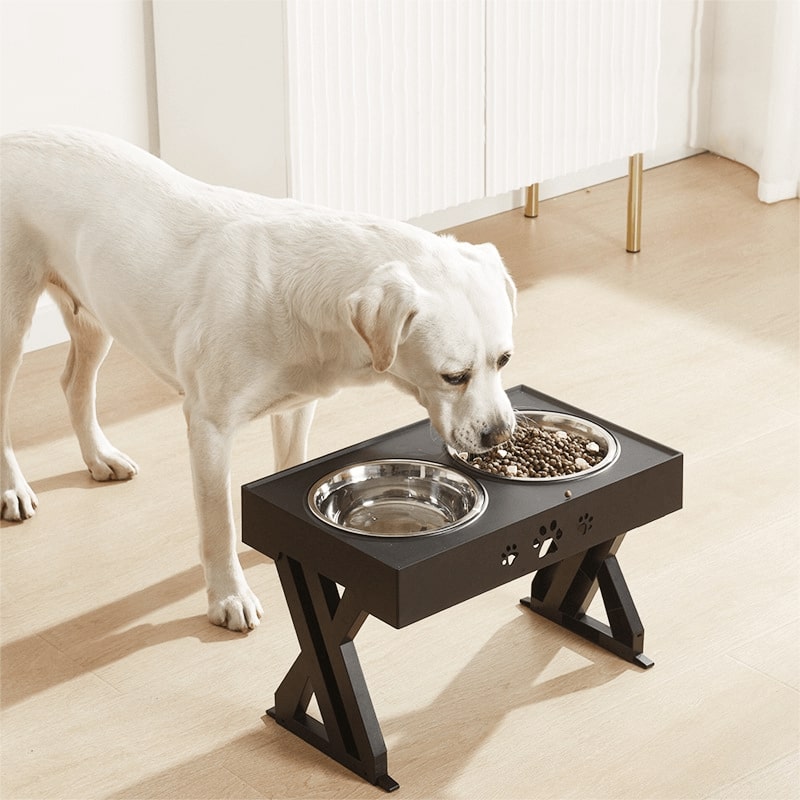 Adjustable Dog Bowl with Spill-Proof Design and Ergonomic Comfort