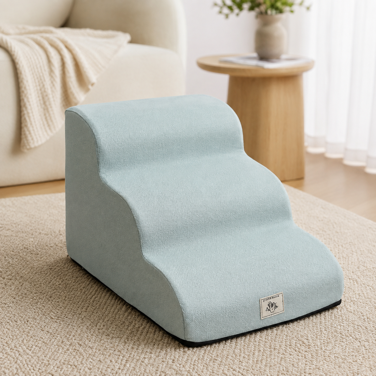 Soft Foam Pet Stair Ramp for Small Dogs and Senior Pets