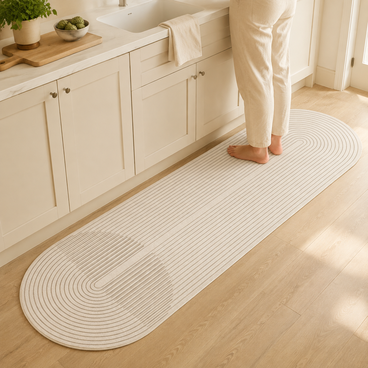 PU Foam Kitchen Mat – Non-Slip Base with Comfortable Standing Support