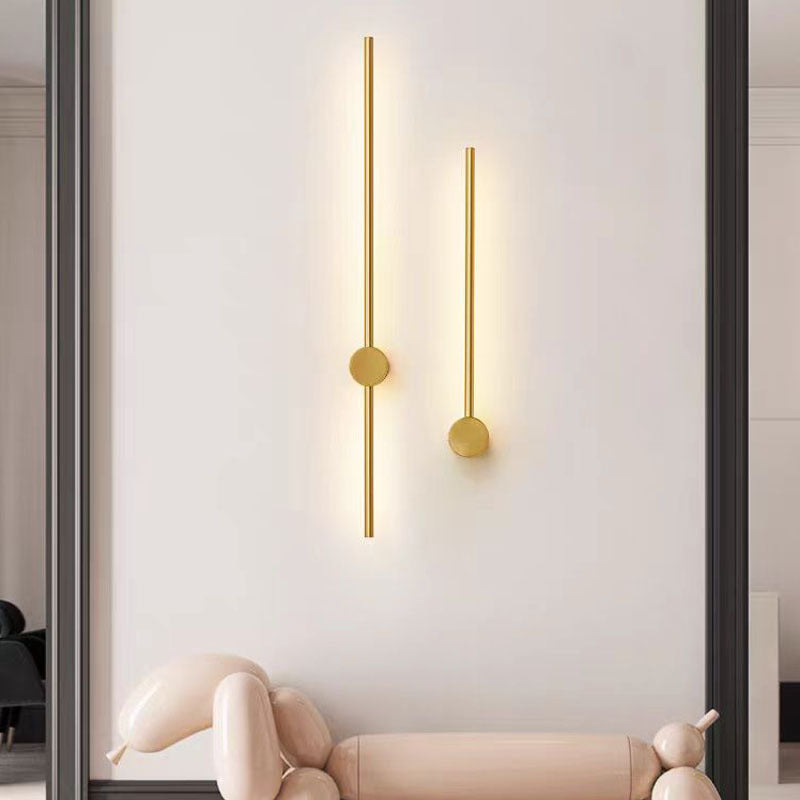 Linear Iron and Acrylic Wall Light – Modern Lighting, Adjustable Size