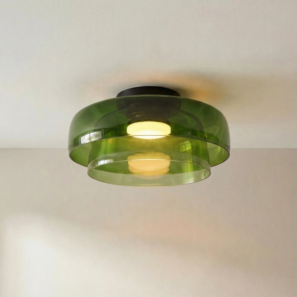 Layered Glass Ceiling Light