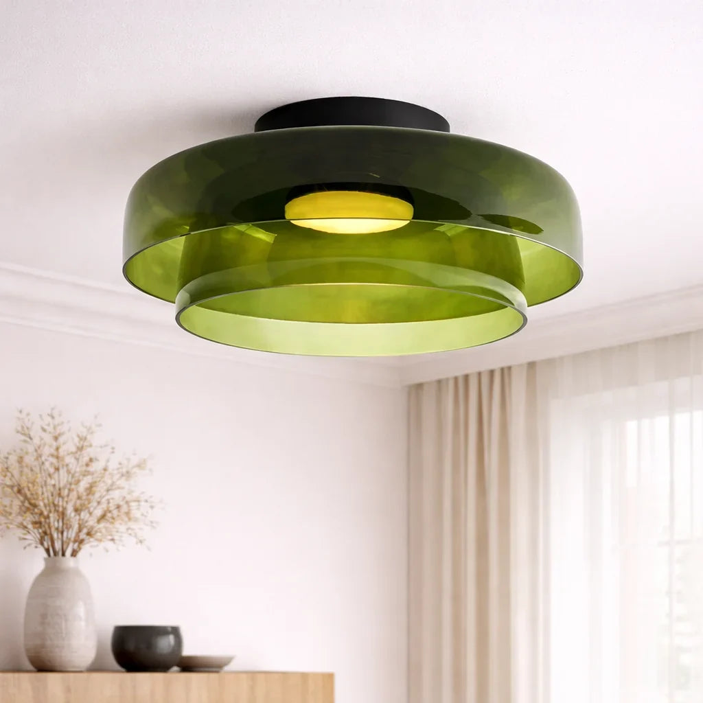 Layered Glass Ceiling Light