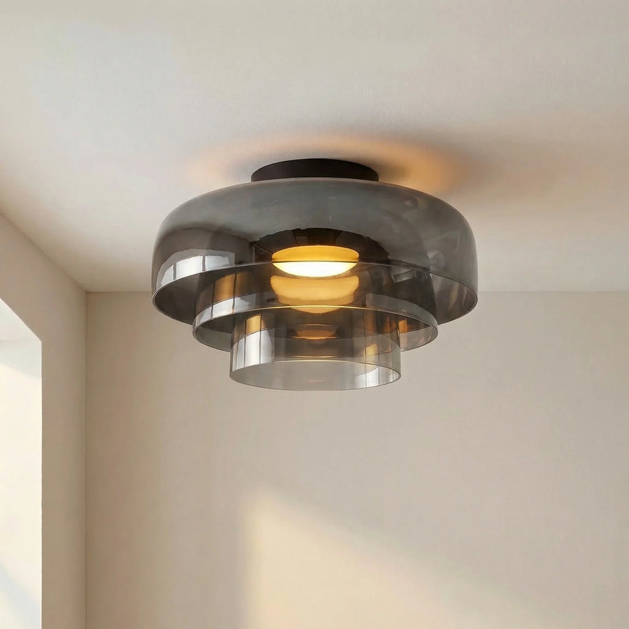 Layered Glass Ceiling Light