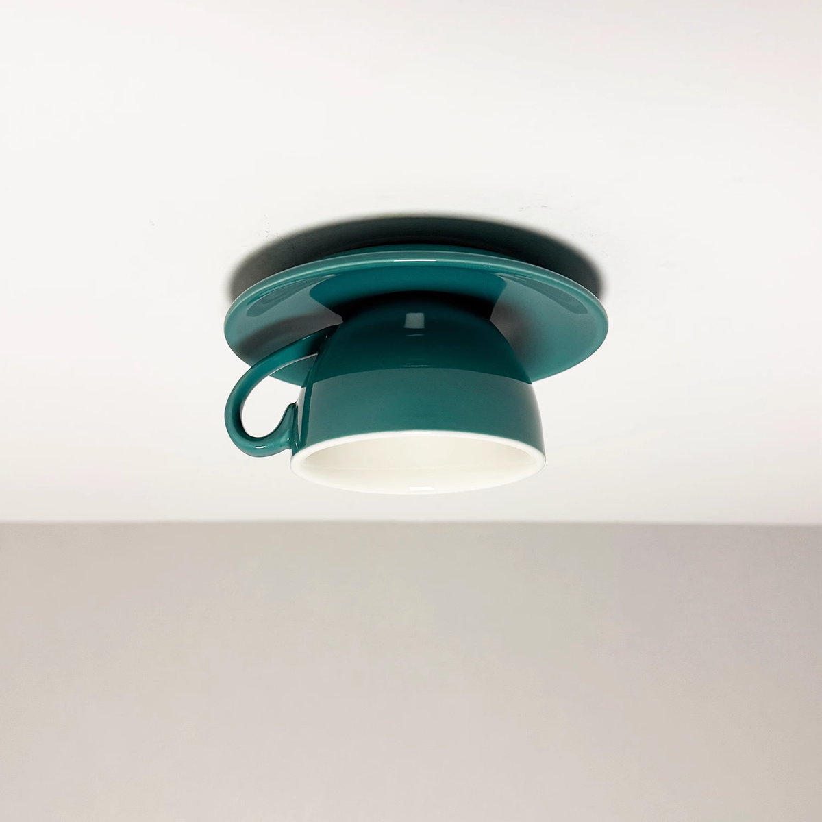 Ceramic Ceiling Light – Unique, Charming Coffee Cup Design