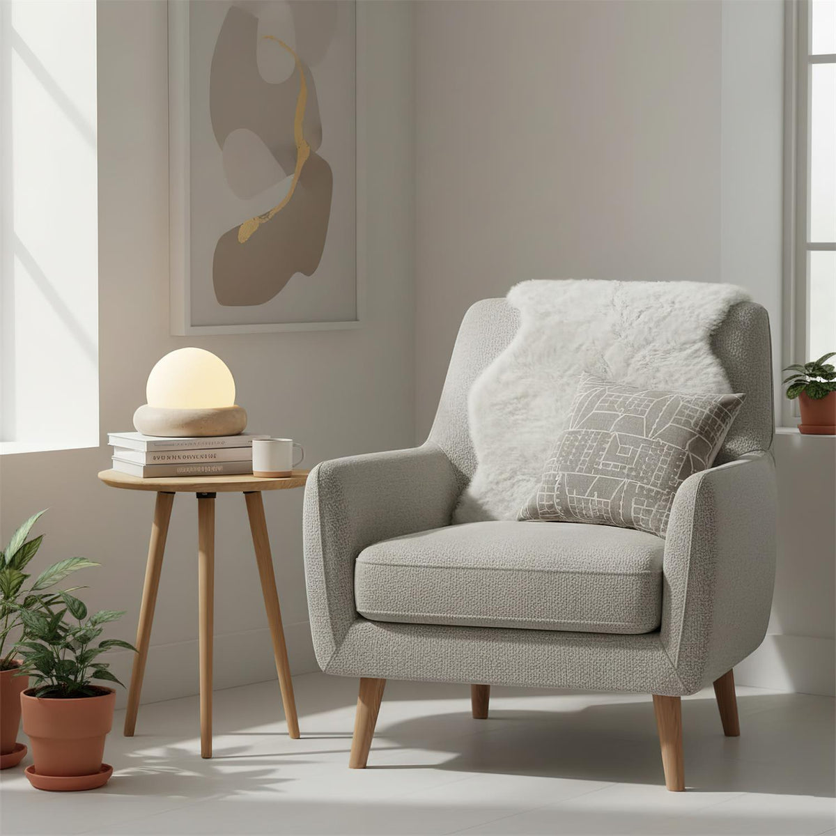 Mini Table Lamp – Compact Design with Efficient Reading Light