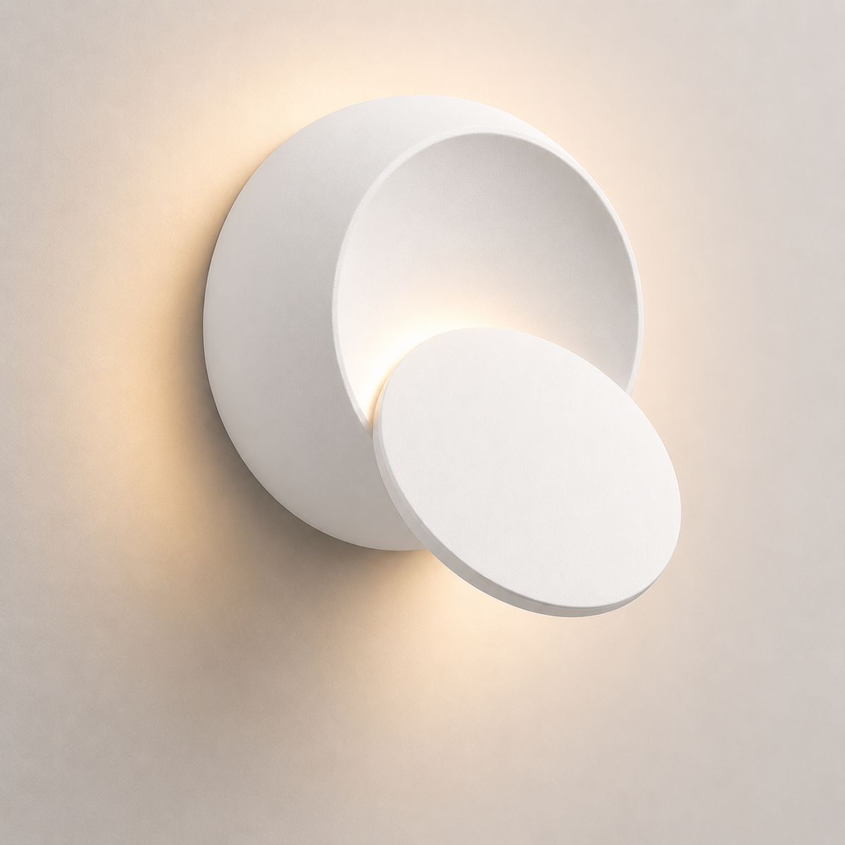 Minimalist Aluminum Wall Light – 350° Swivel Design with Flexible Lighting