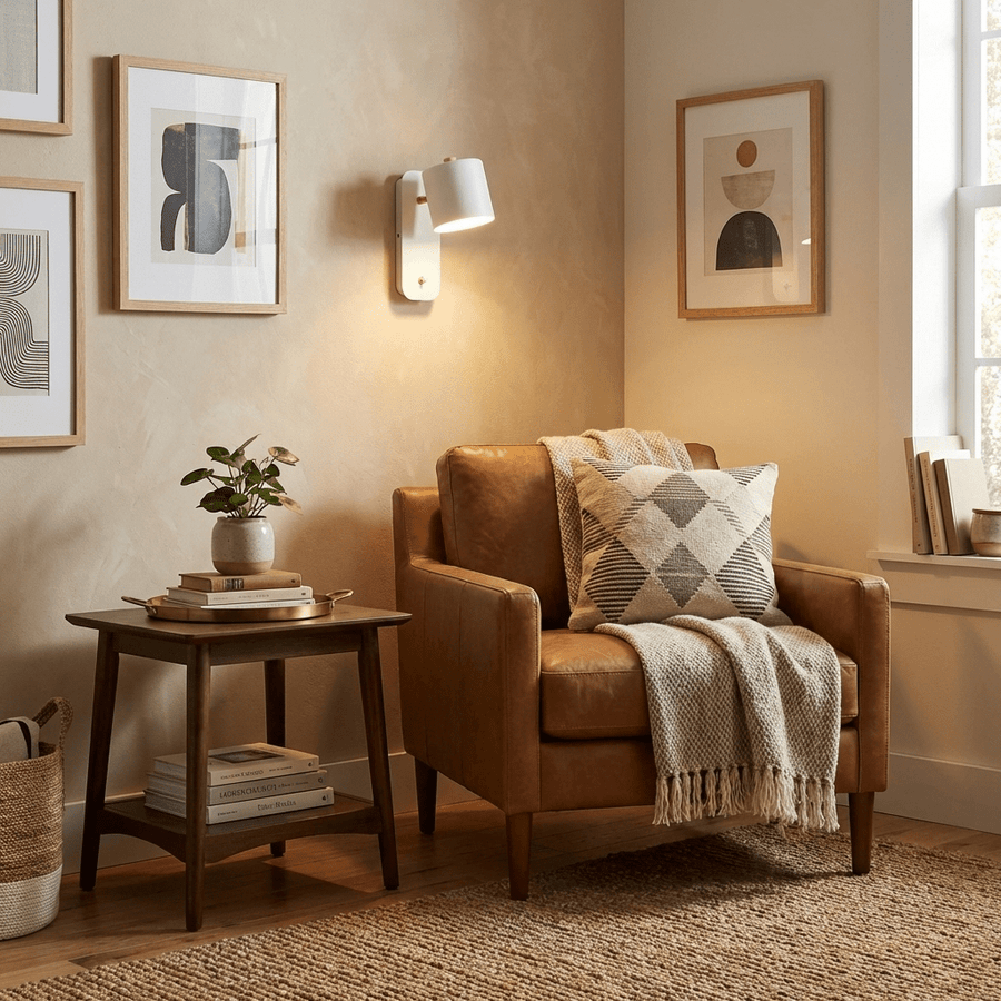 Minimalist Metal Wall Light – Swivel Spot Design with Flexible Beam Direction