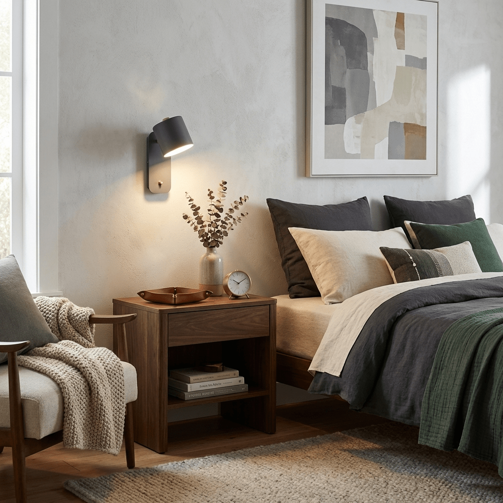 Minimalist Metal Wall Light – Swivel Spot Design with Flexible Beam Direction