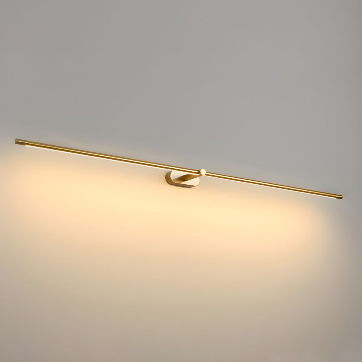 Minimalist Metal and Acrylic Wall Light – Rechargeable with Touch Control