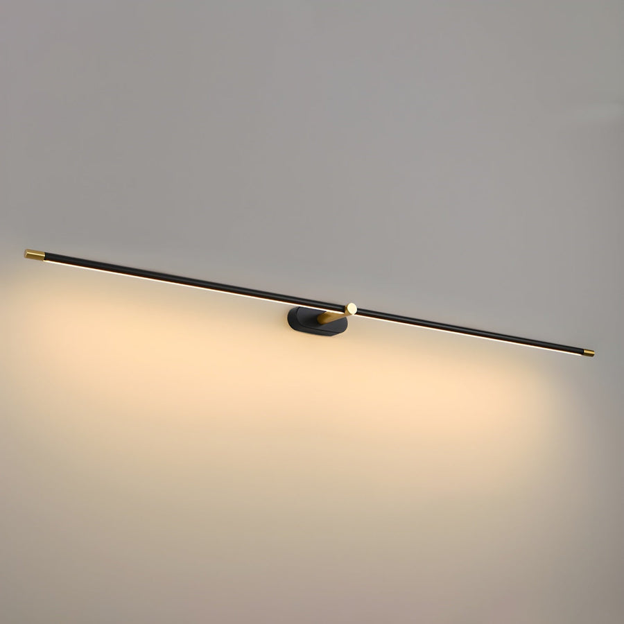 Minimalist Metal and Acrylic Wall Light – Rechargeable with Touch Control