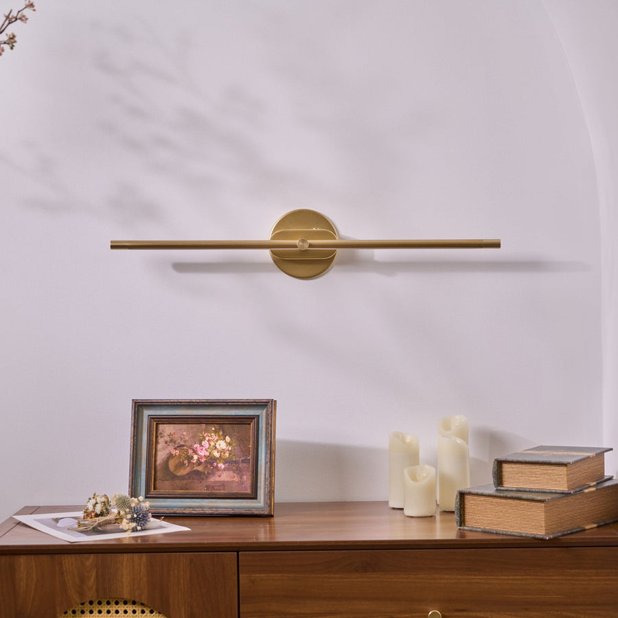 Minimalist Metal and Acrylic Wall Light – Rechargeable with Touch Control
