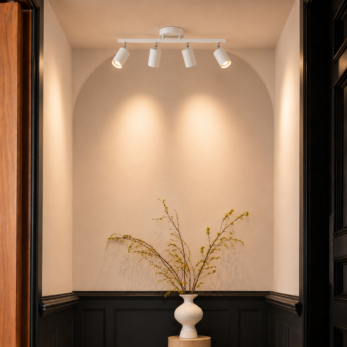 Modern 4 Head Ceiling Light