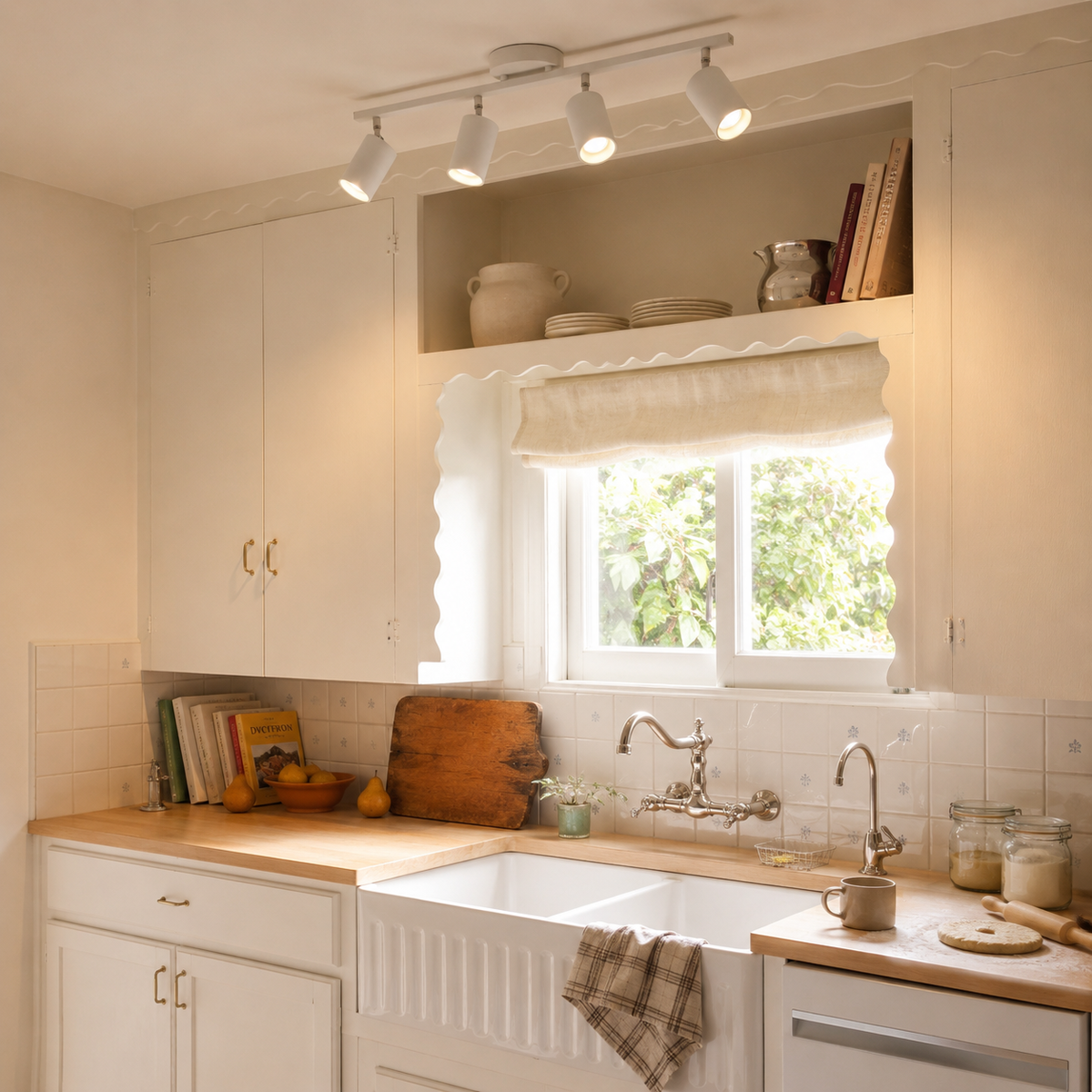 Modern 4 Head Ceiling Light
