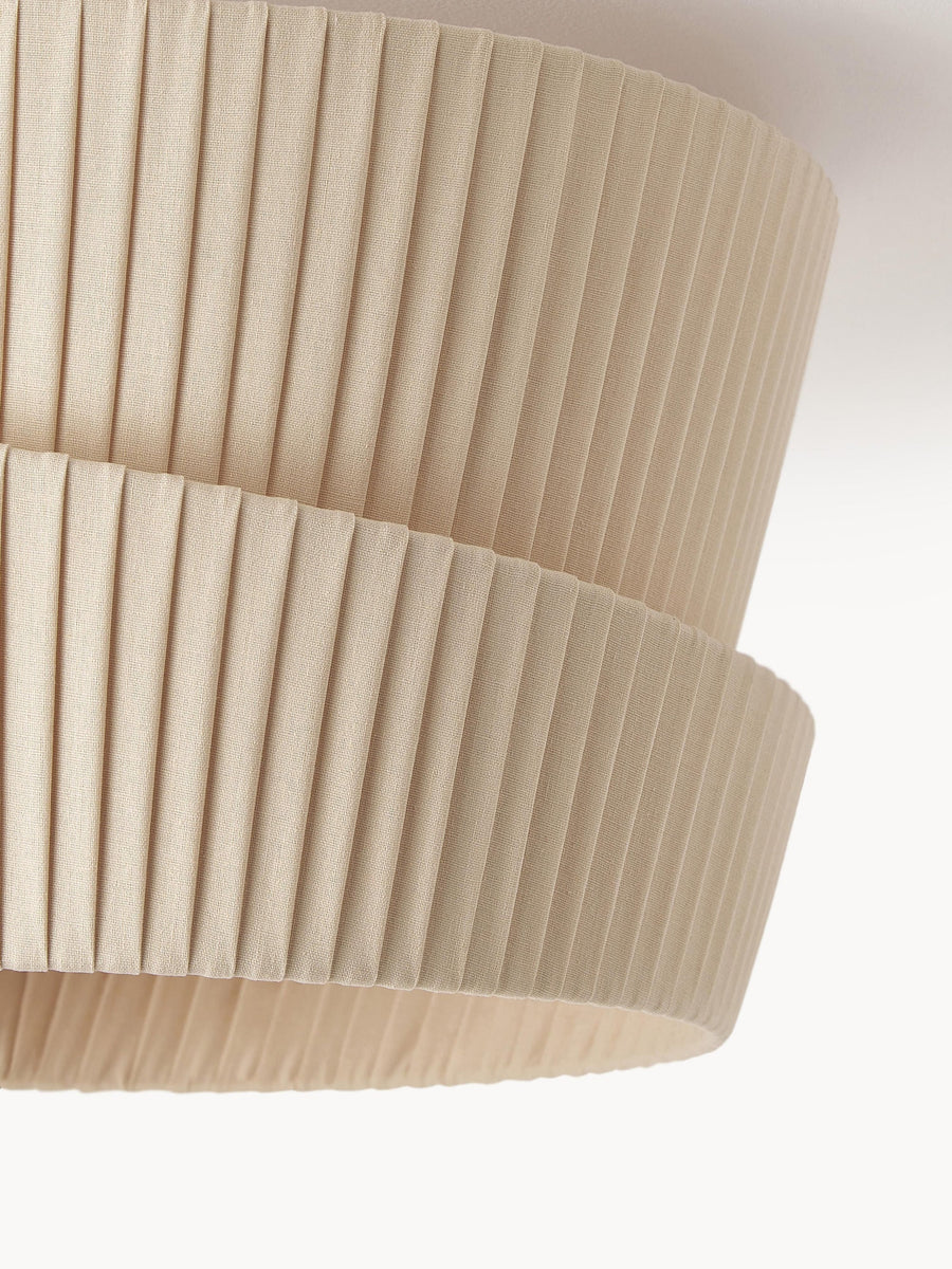 Modern Pleated Fabric Ceiling Light