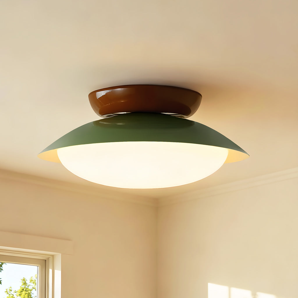 Modern Ceiling Light with Frosted Dome – Elegant Lighting for Stylish Interiors