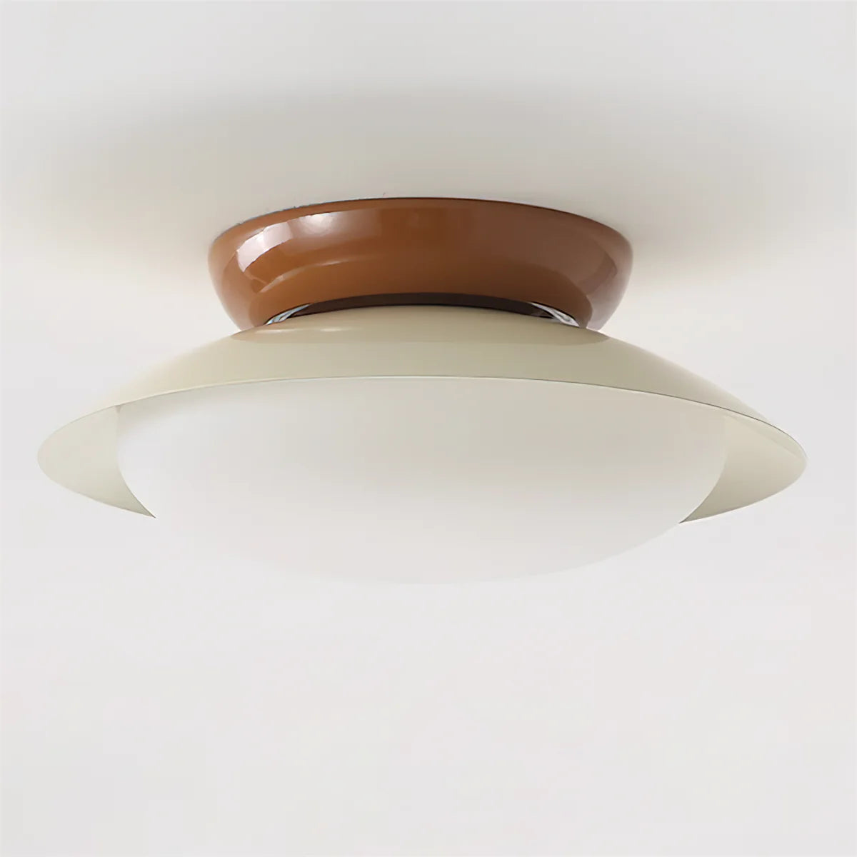 Modern Ceiling Light with Frosted Dome – Elegant Lighting for Stylish Interiors