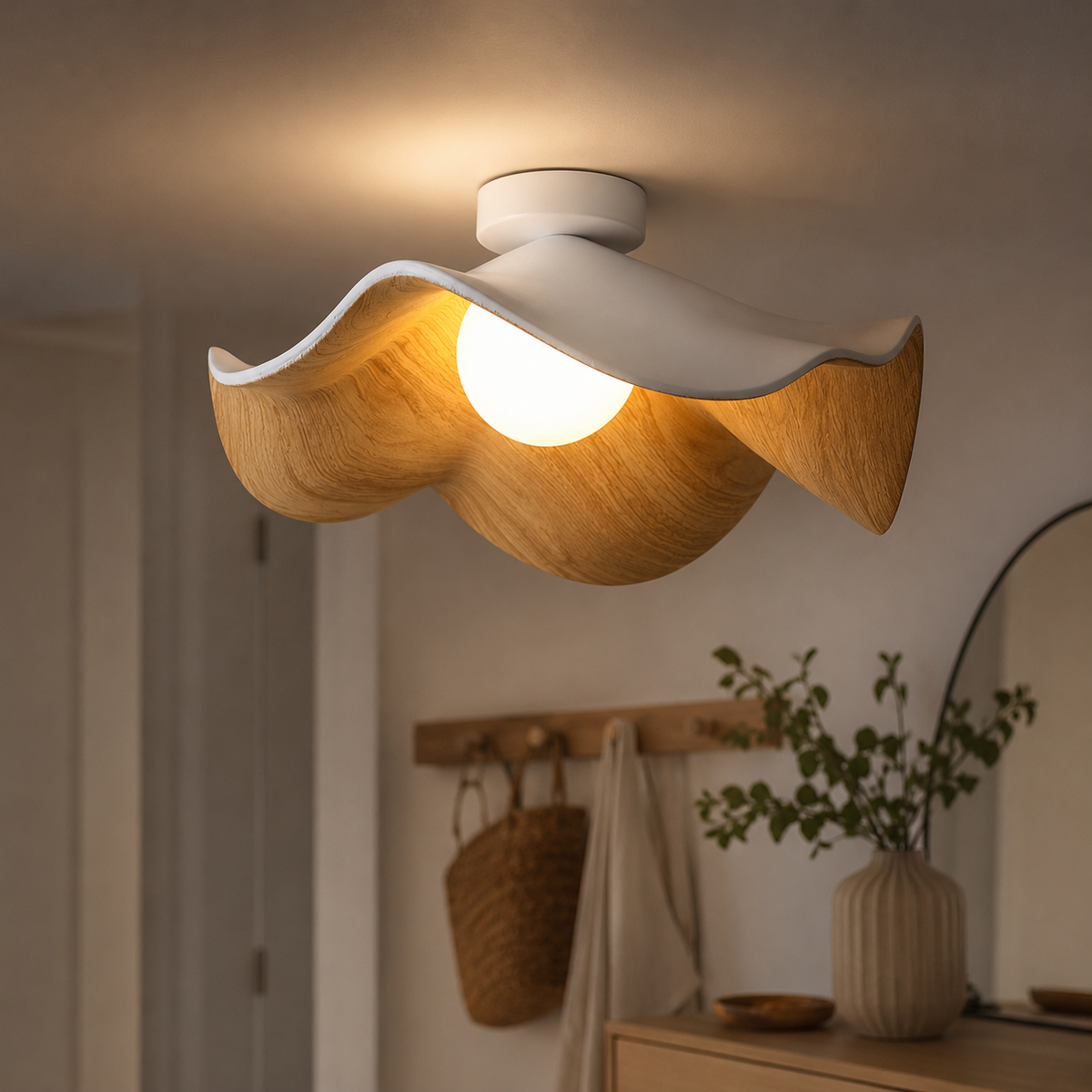 Modern Ceiling Light – Warm Lighting for Living Room and Functional Ambience
