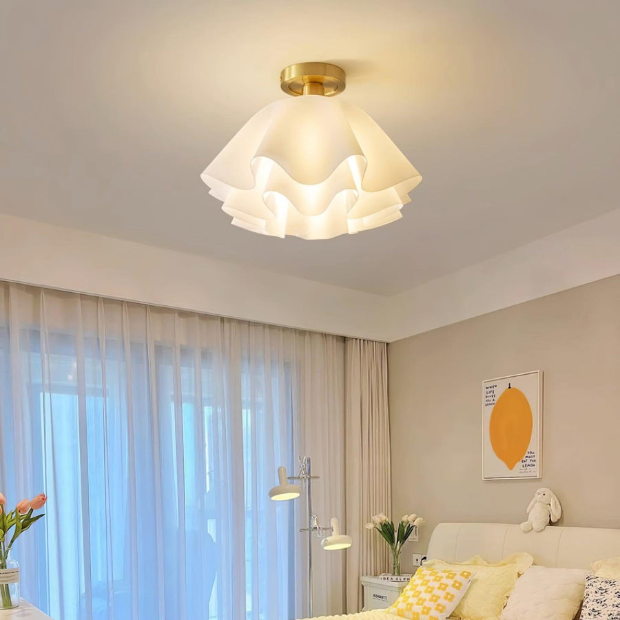 Modern Metal Ceiling Light – Warm Lighting for Living Room and Bedroom
