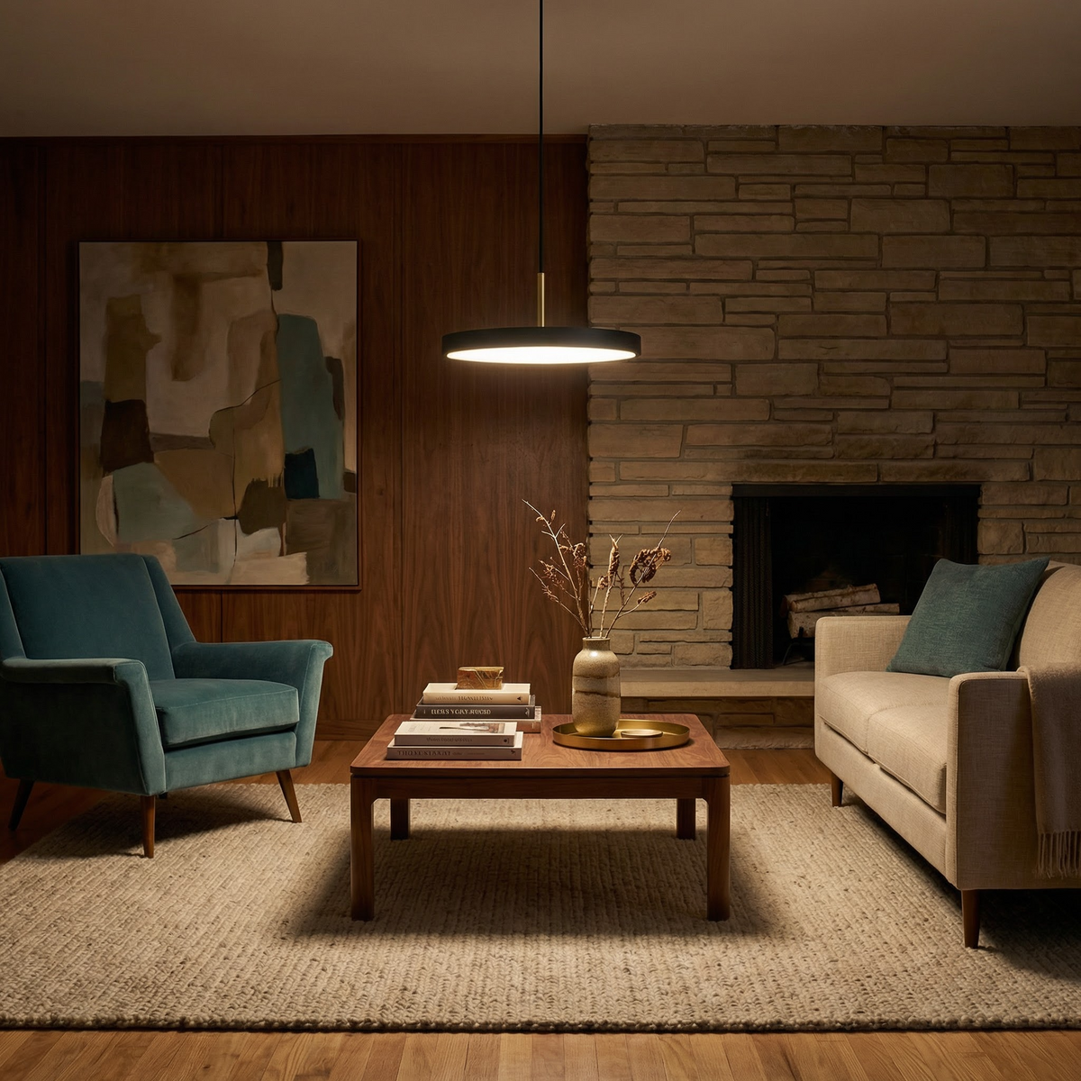 Modern Pendant Light – Ultra-Thin Dining Table Light